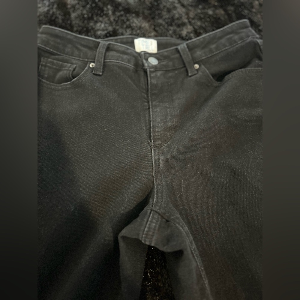 Time and Tru Black Skinny Jeans Women’s Size 8 Regular Stretch Denim - Picture 4 of 5